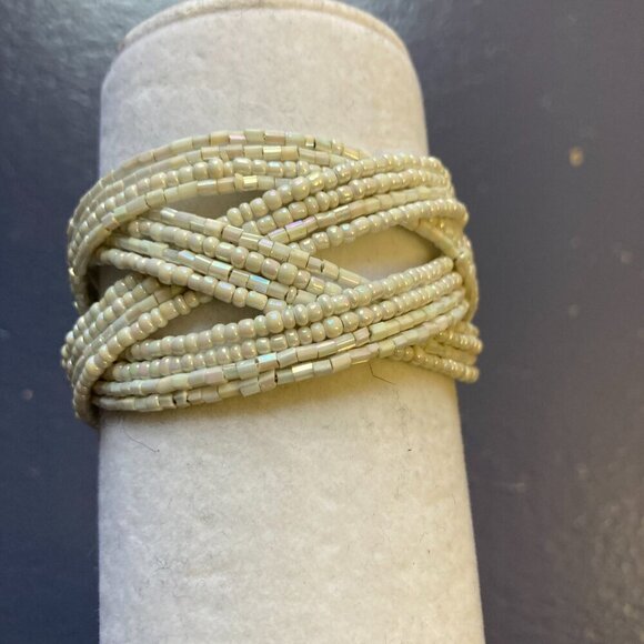 Beaded  Cuff Bracelet, EUC - Picture 4 of 4